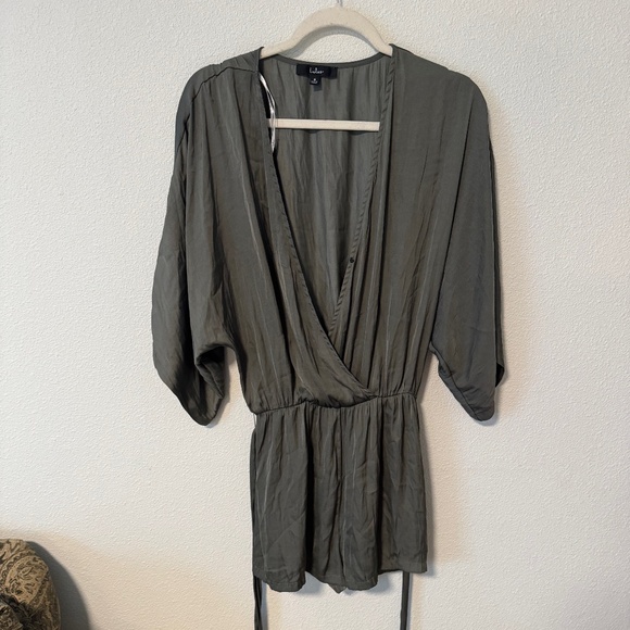 Lulus Green Romper - Picture 1 of 9